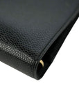 CHANEL 1997–1999 Coco Mark Caviar Leather Planner Cover