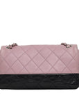 CHANEL 2008–2009 Matelassé Bicolor Chain Shoulder Bag