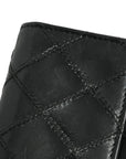 CHANEL 2009–2010 Matelassé Coco Mark Bi-Fold Long Wallet