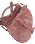 CHRISTIAN DIOR Velvet Saddlebag Handbag