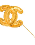 CHANEL Matelasse Coco Mark Brooch