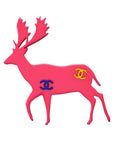 CHANEL Reindeer Motif Brooch