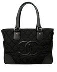 CHANEL 2008-2009 Nylon Paris-New York Tote Bag/Shoulder Bag