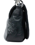 CHANEL 2006-2008 Coco Mark Matelassé Lambskin Shoulder Bag