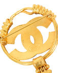 CHANEL Coco Mark Cross Motif Brooch