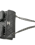 CHANEL 2006–2008 Matelassé Turn-Lock Multi-Pochette Lambskin Shoulder Bag