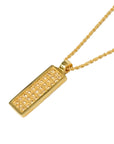 CHRISTIAN DIOR Trotter Line Stone Necklace