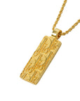 CHRISTIAN DIOR Trotter Line Stone Necklace