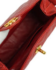 CHANEL 1991–1994 Matelassé Coco Mark Caviar Skin Shoulder Bag