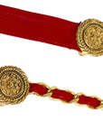 CHANEL Ribbon Chain Belt