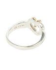 TIFFANY & CO. SV925 K18YG Heart Ribbon Ring