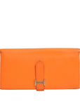 HERMES Bearn Dupli Long Wallet