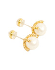 Vintage-Style Rhinestone Earrings(Gold-Plated Brass)