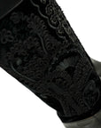 SALVATORE FERRAGAMO Embroidered Long Boots