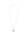 TIFFANY & CO. SV925 K18YG Double Open Heart Necklace
