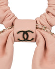 CHANEL Leather Hair Scrunchie