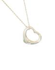 TIFFANY & CO. SV925 Open Heart Necklace