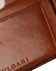 BVLGARI Crocodile Bi-Fold Wallet