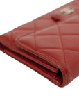 CHANEL Matelasse Coco Mark Tri-Fold Long Wallet