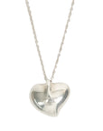 TIFFANY & CO. SV925 Curved Heart Necklace