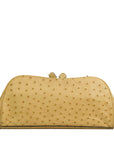 PRADA Ostrich Shoulder Bag/Clutch Bag