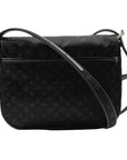 LOUIS VUITTON Monogram Comte De Femusette Satin Noir Shoulder Bag M92273