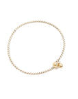 TIFFANY & CO. SV925 K18YG Twist Bangle