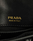 PRADA Embroidered Flower Nylon Shoulder Bag / Waist Bag