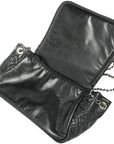 CHANEL 2009-2010 Matelassé Coco Mark Lambskin Shoulder Bag