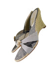 CHANEL Coco Mark Marine Mules Sandals