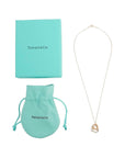 TIFFANY & CO. SV925 K18YG Double Open Heart Necklace