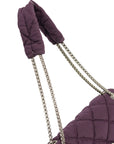 CHANEL 2008–2009 Matelassé Quilted Chain Shoulder Bag