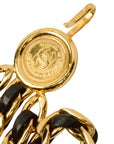 CHANEL Coco Mark Coin Triple Chain Belt