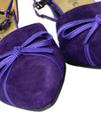 YVES SAINT LAURENT Pumps with Blue Ribbon