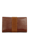 SALVATORE FERRAGAMO Lizard Pattern Vara Plate Key Case