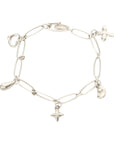 TIFFANY & CO. SV925 Elsa Peretti 5-Charm Bracelet