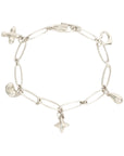 TIFFANY & CO. SV925 Elsa Peretti 5-Charm Bracelet