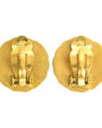 CHANEL Button Coco Mark Earrings