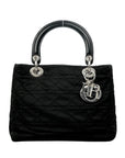 CHRISTIAN DIOR Lady Dior Medium Handbag/Shoulder Bag 2-Way