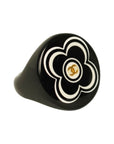 CHANEL Camellia Coco Mark Ring