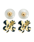 CHANEL Clover Motif Earrings