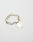 TIFFANY & CO. Returnt to Tiffany Round Tag Bracelet Silver 34.9g
