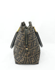FENDI With Zucca Pattern Nylon Canvas HandBag