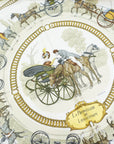 HERMES Silk Carré 90 La Promenade de Longchamps Scarf