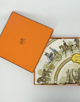HERMES Silk Carré 90 La Promenade de Longchamps Scarf