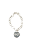 TIFFANY & CO. Returnt to Tiffany Round Tag Bracelet Silver 34.9g