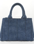 PRADA Canvas Denim Tote Bag/Handbag