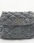CHANEL Bubble Quilt Coco Mark Shoulder Bag