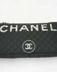 CHANEL 2006-2008 Matelassé Chain Nylon Shoulder Bag