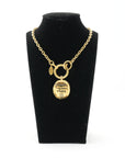 CHANEL Choker Gold Necklace